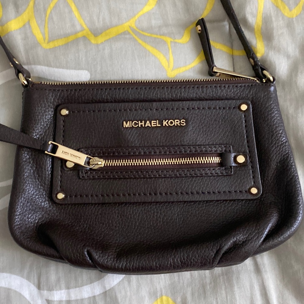 🍝MK brown crossbody🥧